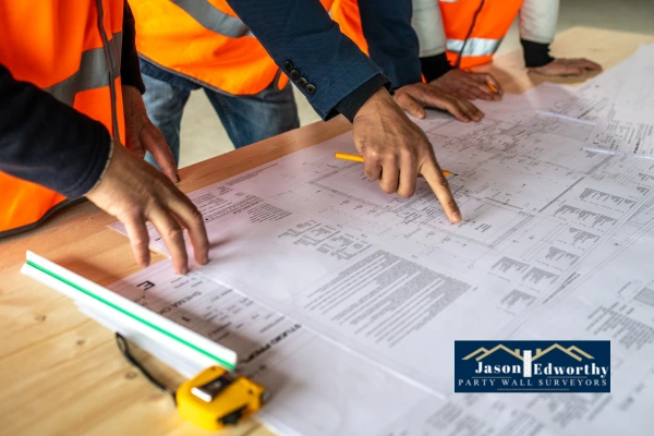 See if you need a party wall agreement for building along boundary line Harlow